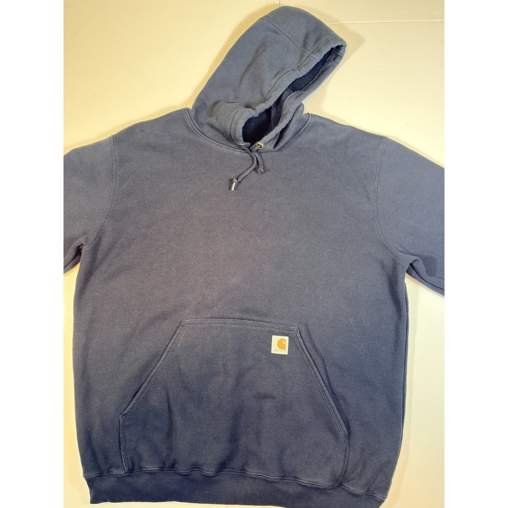 Carhartt Hoodie Mens XL Navy Blue Good K121 Original Fit Midweight Sweatshirt